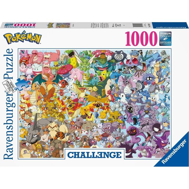 Pokémon Challenge Puzzel 1000 Stukjes