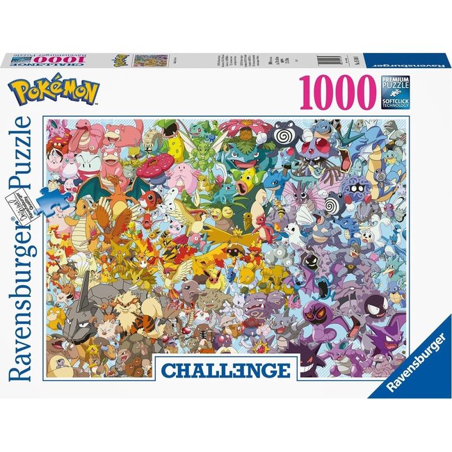 Puzzle sfida Pokémon 1000 pezzi