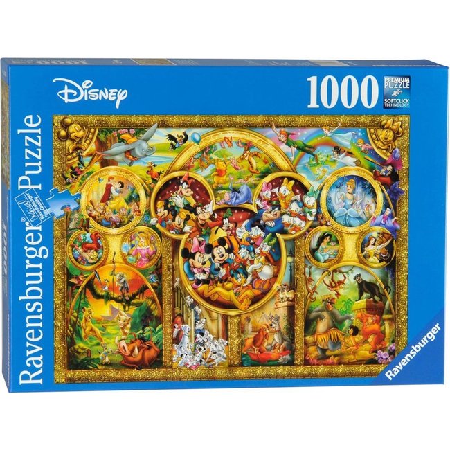 Il più bel puzzle a tema Disney 1000 pezzi