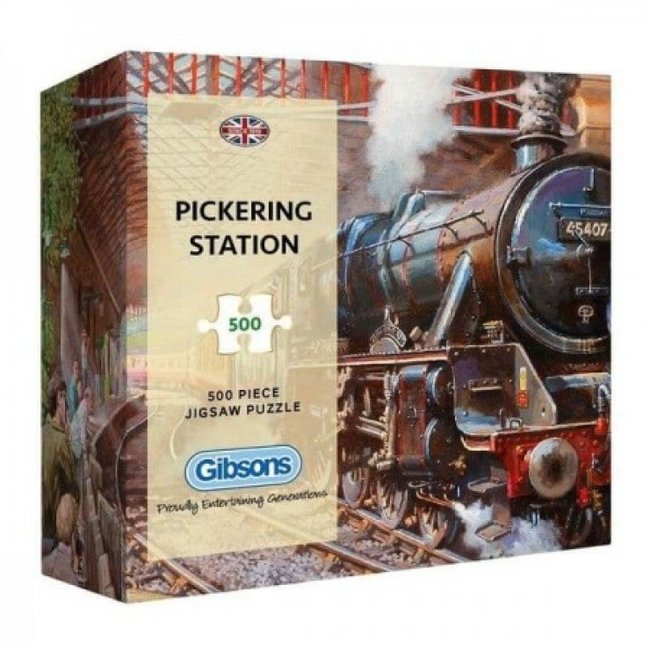 Gibsons Pickering Station Puzzle 500 Teile Geschenkbox