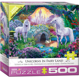 Eurographics Unicorns in Fairy Land Puzzle 500XL Pieces