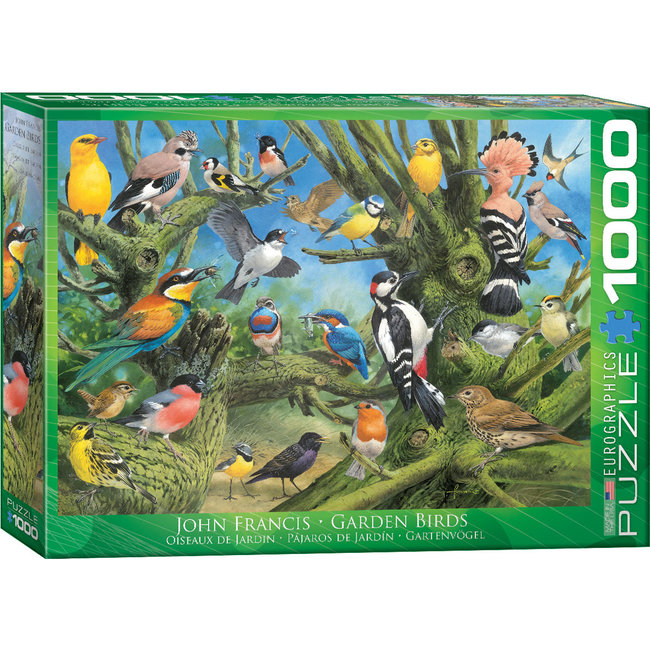 Eurographics Oiseaux de jardin - Joahn Francis Puzzle 1000 pièces