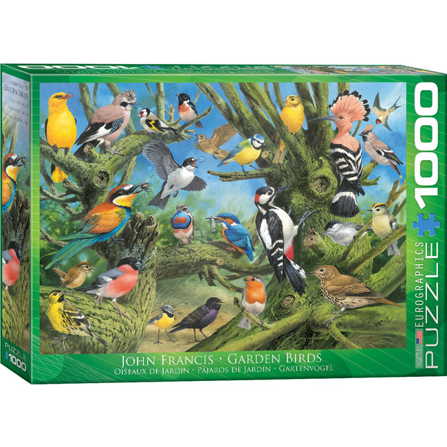 Uccelli da giardino - Joahn Francis Puzzle 1000 pezzi