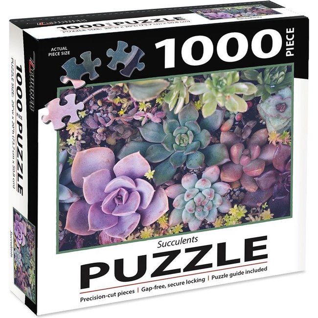 Succulentes Puzzle 1000 pièces