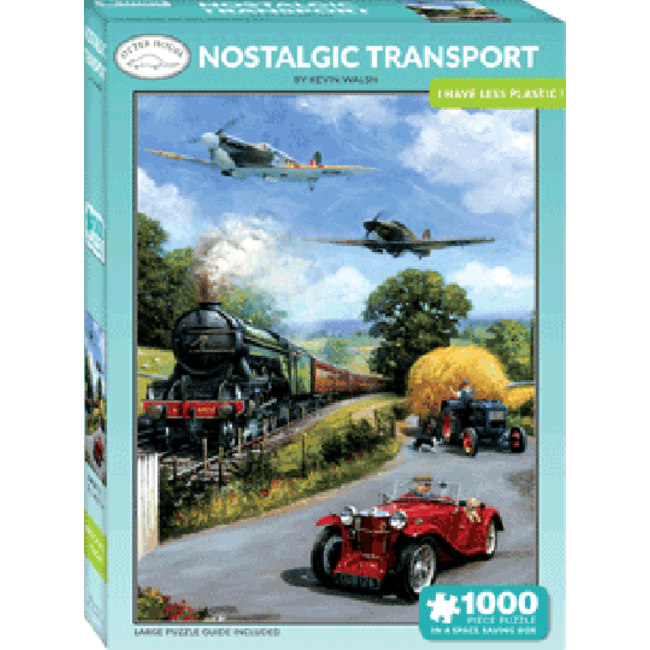 Puzzle de transporte nostálgico 1000 piezas