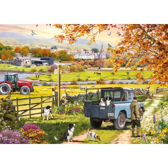 Otterhouse Countryside Morning Puzzle 1000 Teile