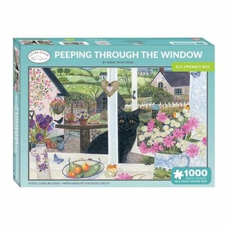 Otterhouse Peeping Through the Window Puzzel 1000 Stukjes