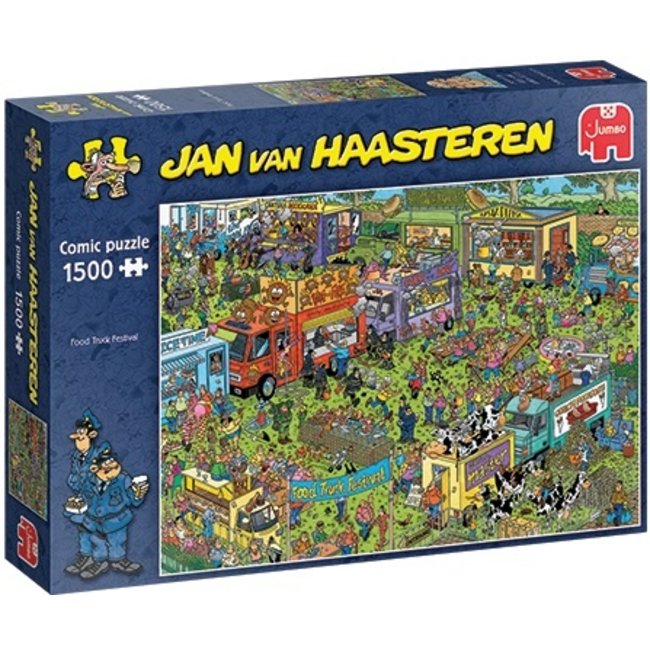 Jan van Haasteren - Food Truck Festival Puzzle 1500 Teile