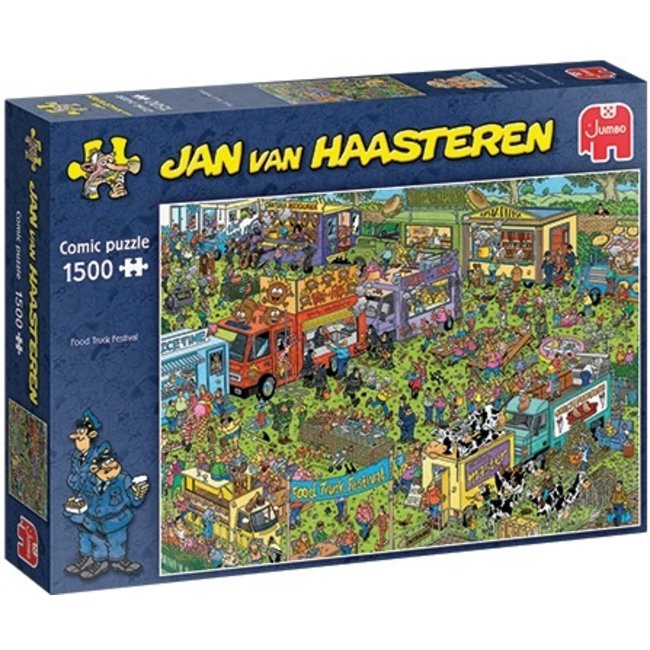 Jumbo Jan van Haasteren - Festival des camions de nourriture Puzzle 1500 pièces