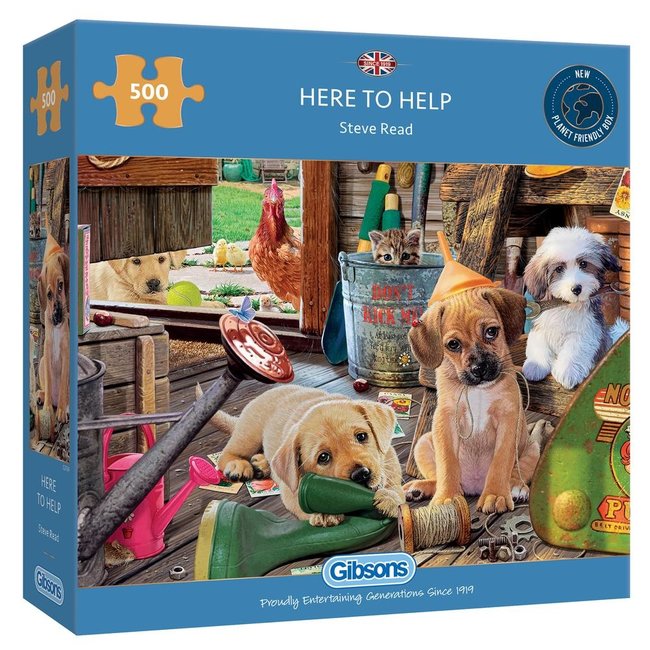 Gibsons Hier, um zu helfen Puzzle 500 Pieces