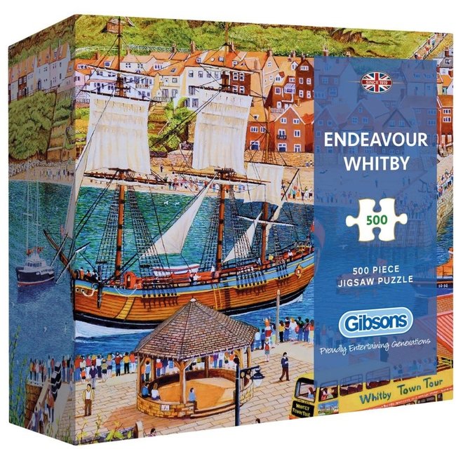 Gibsons Endeavour Whitby Puzzle 500 Teile