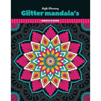 Inter-Stat Glitter coloring book Mandala - Night Blooming