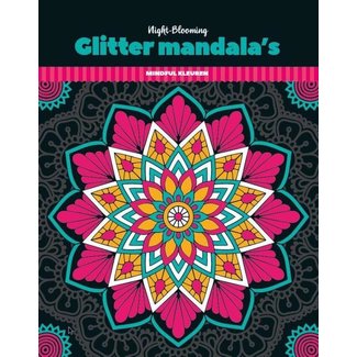 Inter-Stat Glitzer-Malbuch Mandala - Nachtblüte