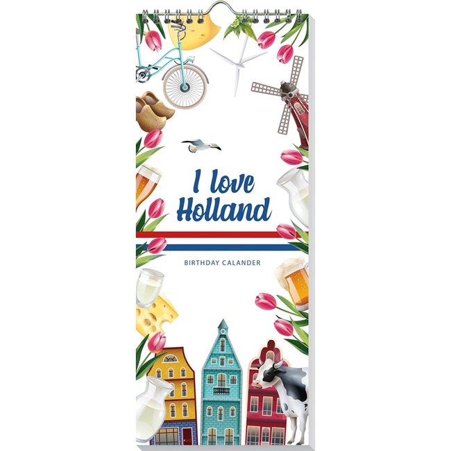 Calendario dei compleanni I Love Holland