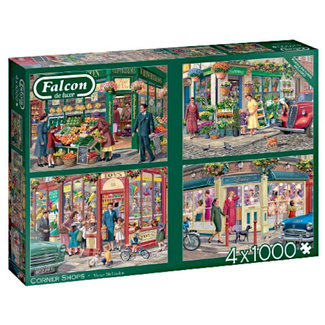 Falcon Corner Shops Puzzle 4x 1000 pièces