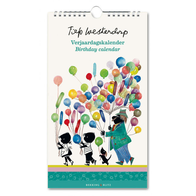 Bekking & Blitz Fiep Westendorp Jip y Janneke Calendario de Cumpleaños Globos