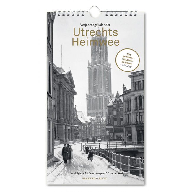 Calendario de cumpleaños con nostalgia de Utrecht