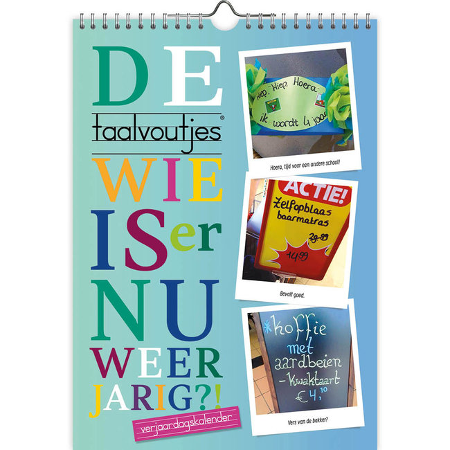 Language Fout Birthday Calendar