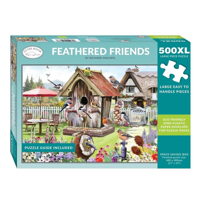 Otterhouse Gefiederte Freunde Puzzle 500 XL-Teile