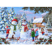 The House of Puzzles Glow in the Snow Puzzel 1000 Stukjes