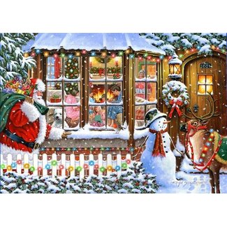 The House of Puzzles Nr.16 Mit Liebe vom Weihnachtsmann Puzzle 500 Teile