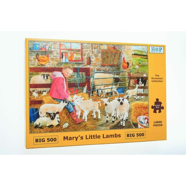 Puzzle de los corderitos de Mary 500 piezas XL