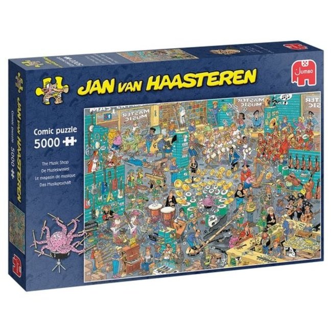 Jumbo Jan van Haasteren - La tienda de música Puzzle 5000 piezas