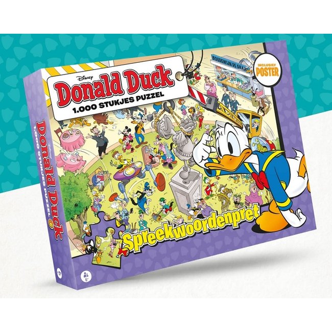 JustGames Donald Duck Sayings Fun Puzzle 1000 Pieces