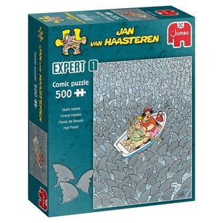 Jumbo Squali ovunque - Puzzle dell'esperto Jan van Haasteren 500 pezzi