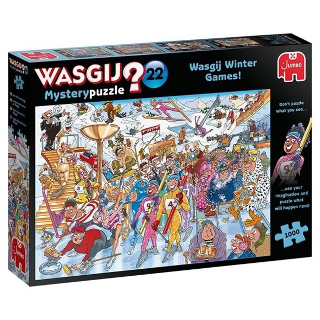 Jumbo Wasgij Mystery 22 Winterspiele! Puzzle 1000 Teile