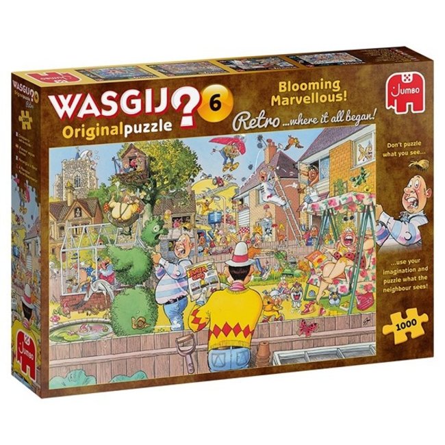 Jumbo Wasgij Retro 6 It Grows Like Cabbage Puzzle 1000 pieces