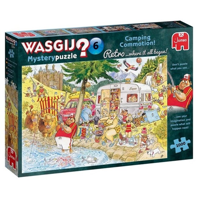 Jumbo Wasgij Mystery 6 Onrust Op De Camping! Puzzel 1000 stukjes