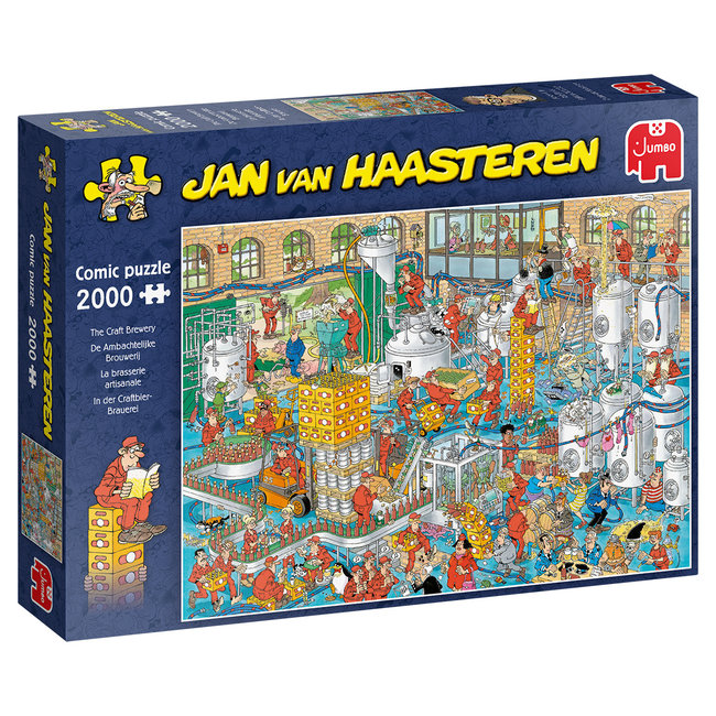 Jan van Haasteren - El puzzle de la cervecería artesanal: 2000 piezas