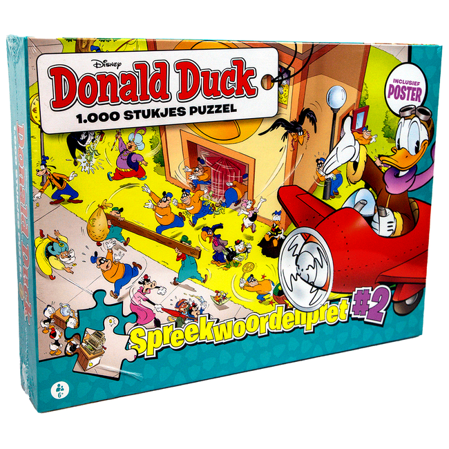 JustGames Donald Duck Spreekwoordenpret 2 Puzzel 1000 Stukjes