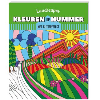 Inter-Stat Ausmalen nach Zahlen Malbuch Landschaften