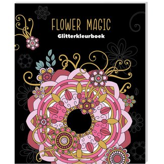 Inter-Stat Flower Magic Glitter Kleurboek