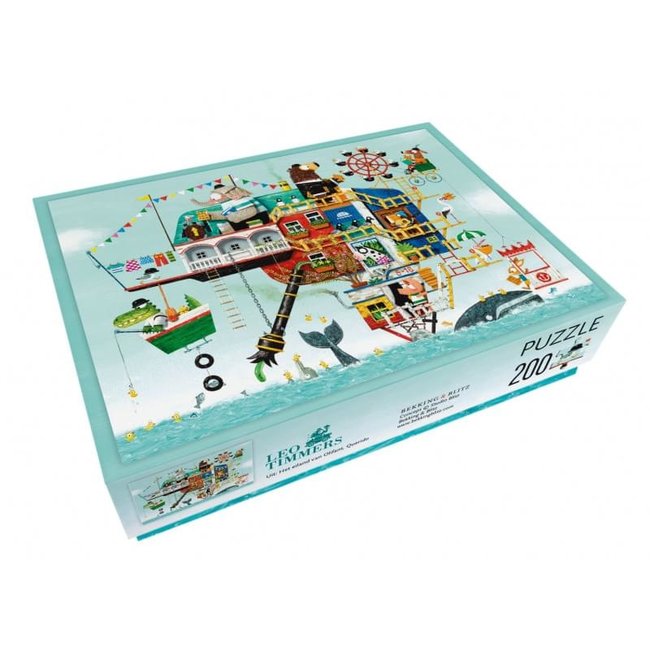 Bekking & Blitz Libro 'La Isla del Elefante' Puzzle 200XL Piezas Leo Timmers