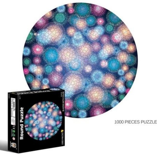 Pinshidai Ronde Fireworks Vuurwerk Puzzel 1000 Stukjes