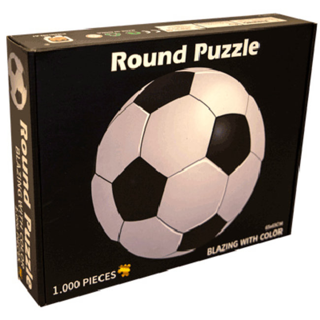 Round Football Puzzle 1000 Pieces