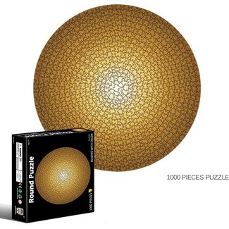 Pinshidai Puzzle rond en or 1000 pièces