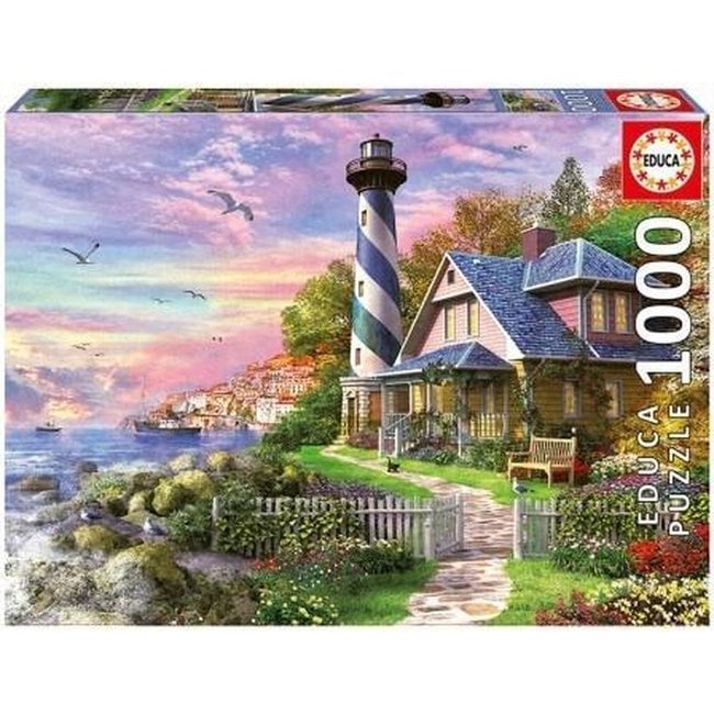 Lighthouse at Rock Bay Puzzle 1000 Pieces