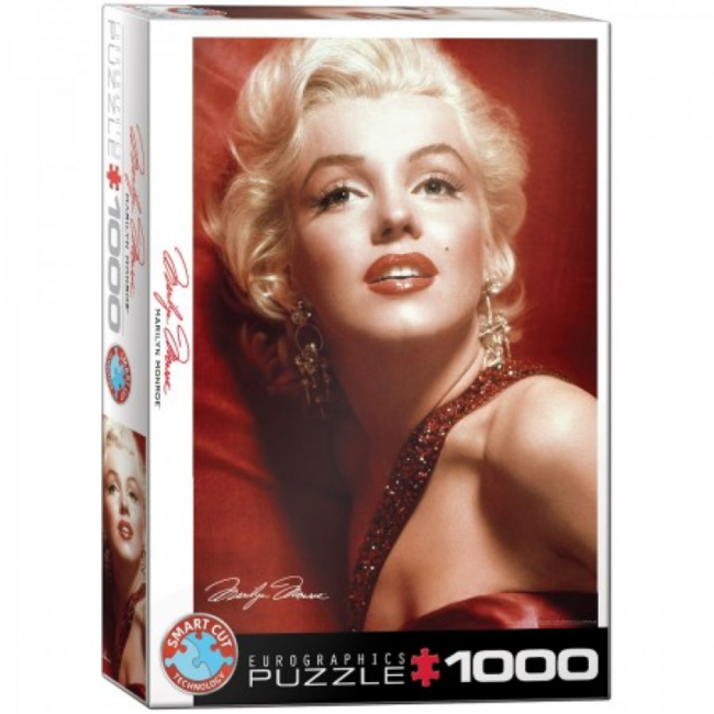 Eurographics Marilyn Monroe Portrait rouge Puzzle 1000 pièces