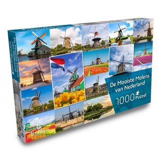 Tuckers The most beautiful windmills of the Netherlands Puzzle 1000 Pieces