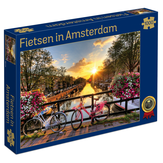 Ciclismo en Amsterdam Puzzle 1000 piezas