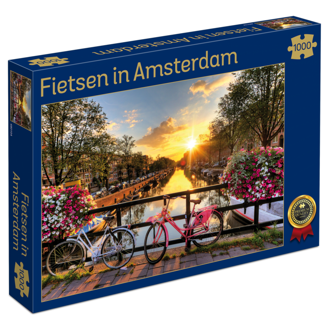 Tuckers Cycling in Amsterdam Puzzle 1000 Pieces