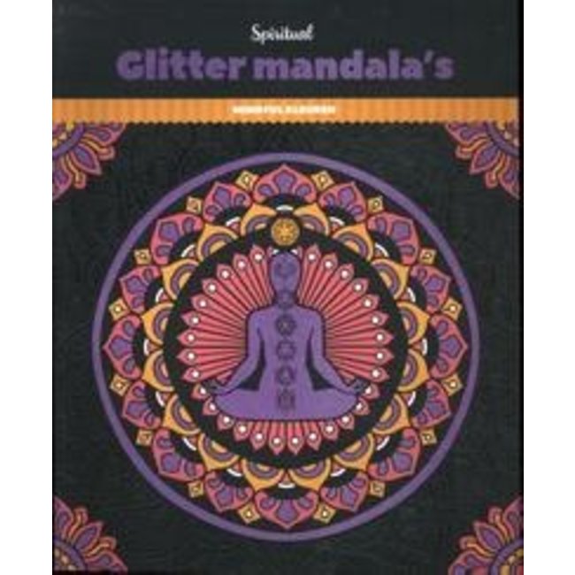 Libro da colorare glitterato Mandala - Spirituale