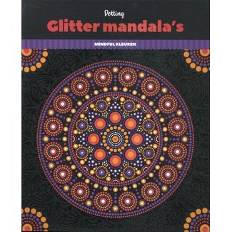 Inter-Stat Libro da colorare glitterato Mandala - Puntinatura