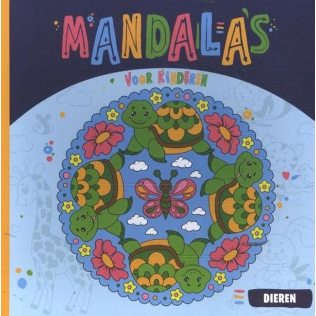 Inter-Stat Mandalas para niños Libro para colorear Animales