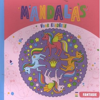 Inter-Stat Mandalas pour enfants Livre à colorier Fantasy