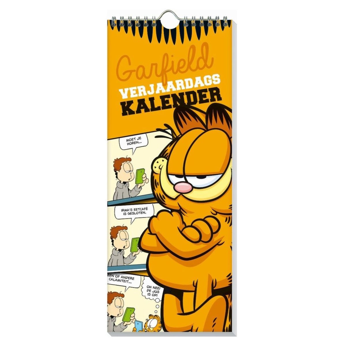 Calendario de cumpleaños de Garfield Kalenderwinkel.nl